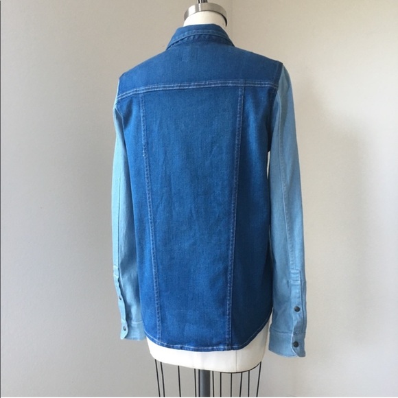 🇺🇸 JOE’S JEANS DENIM SHIRT JACKET stretch cotton - Picture 6 of 6